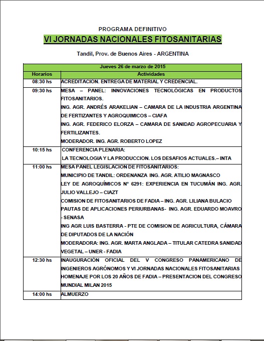 150319 Congreso Panamericano Agronomos Programa hoja 2